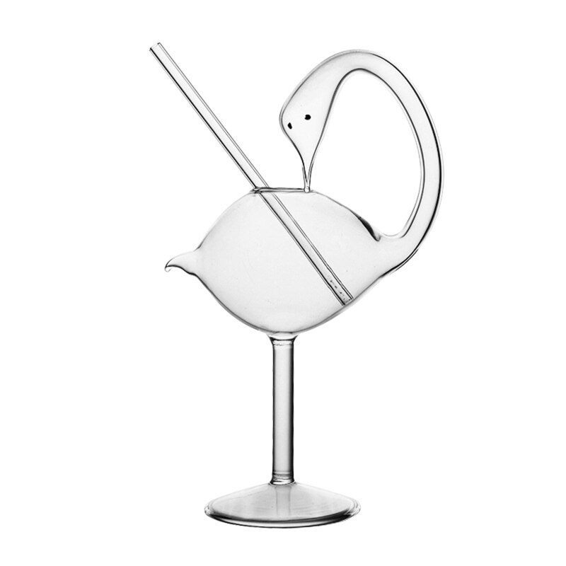 Zwaan Vorm Cocktail Glas, Wijn Glas, Water Cup Voor Restaurants, Bar, Party, 180Ml