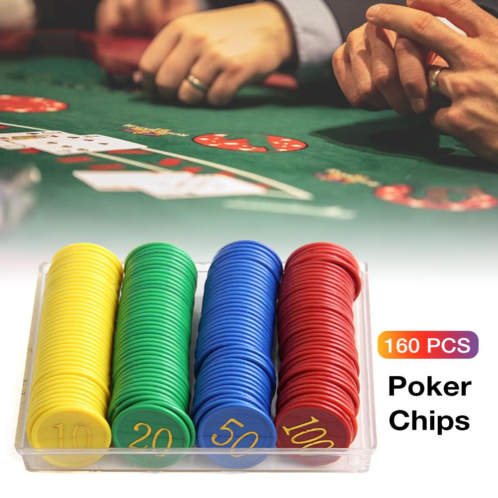 Fichas de póker de plástico, fichas de juego digitales doradas de doble cara
