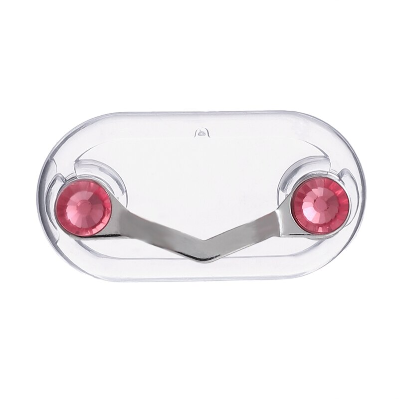 Magnetic Hang Eyeglass Holder Clip Brooch Pin Multifunction Magnet Sunglasses Headset Line Clips Clothes Clip Buckles: RH