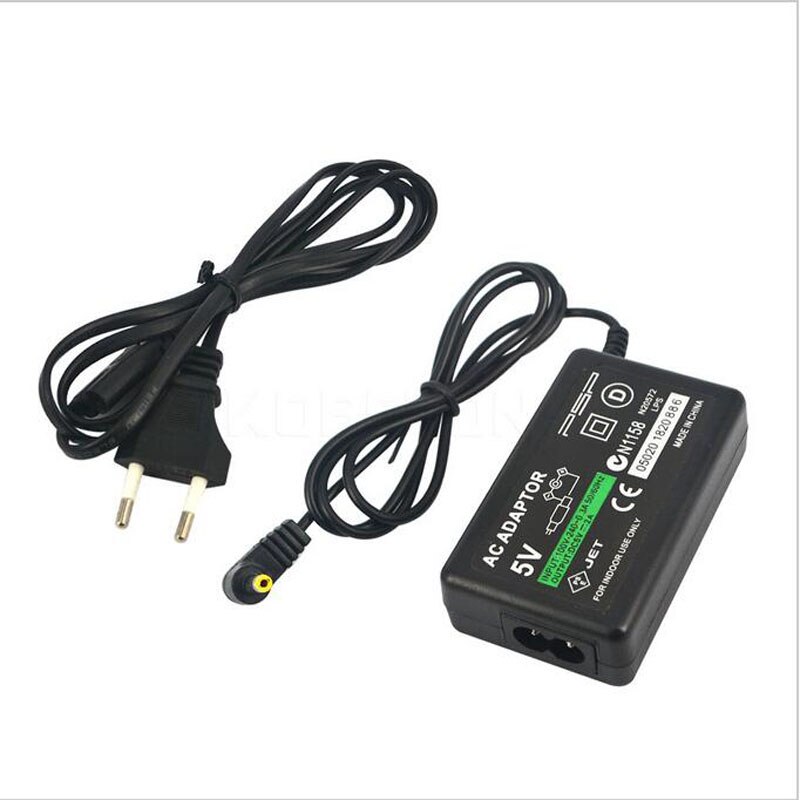Cable de carga portátil Sony PlayStation PSP 1000/2000/3000, adaptador de fuente de alimentación 5V con enchufe UE/EE. UU. Para hogar, CA, cargador