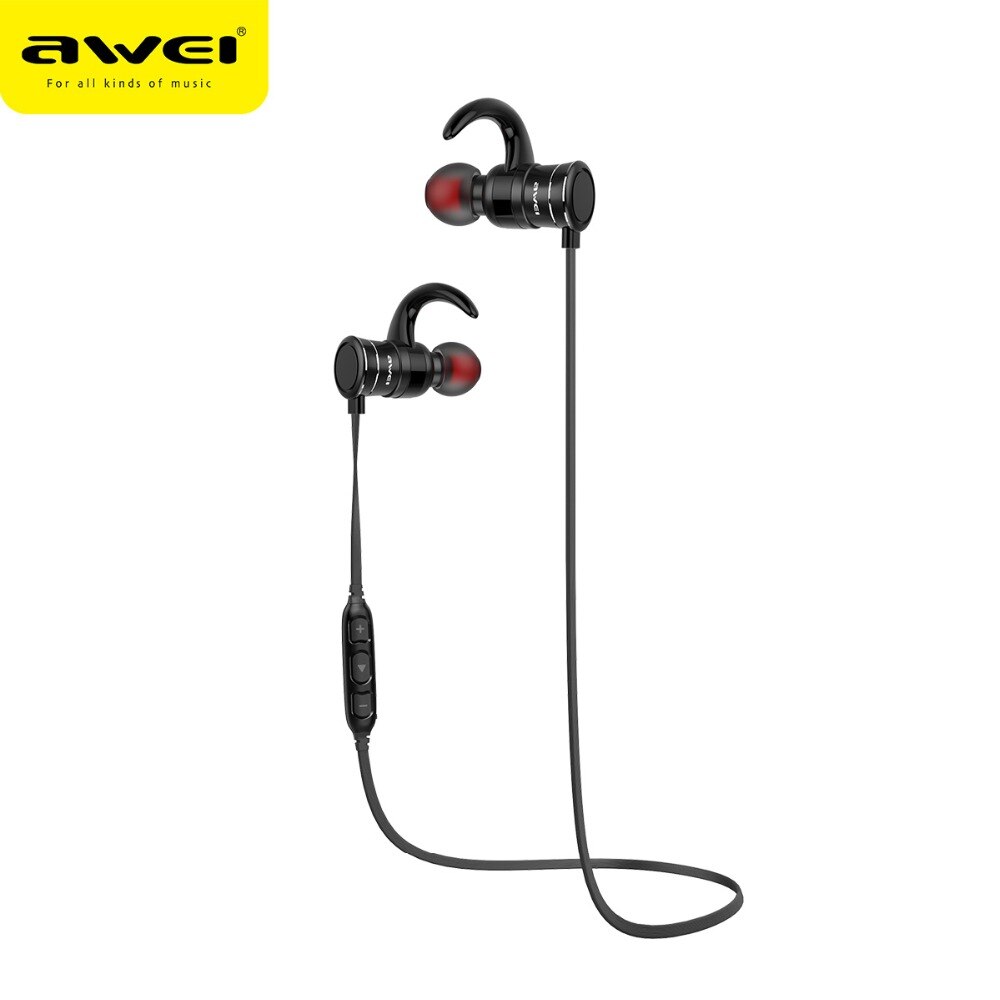 AWEI AK5 Dual Energie Drahtlose Kopfhörer Bluetooth Magnetische HiFi Headset Sport Wasserdichte Kopfhörer CVC Hörer Ohrhörer Für Handys