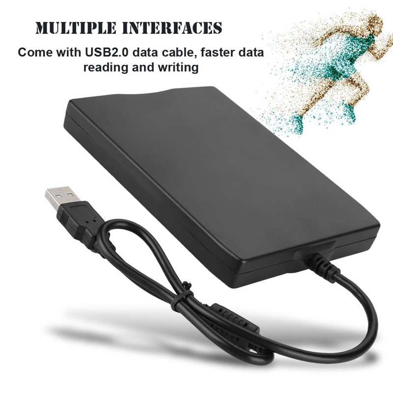 1.44M External Floppy Disk Drive Neutral USB External Portable Floppy Disk Drive Diskette FDD for General Usage