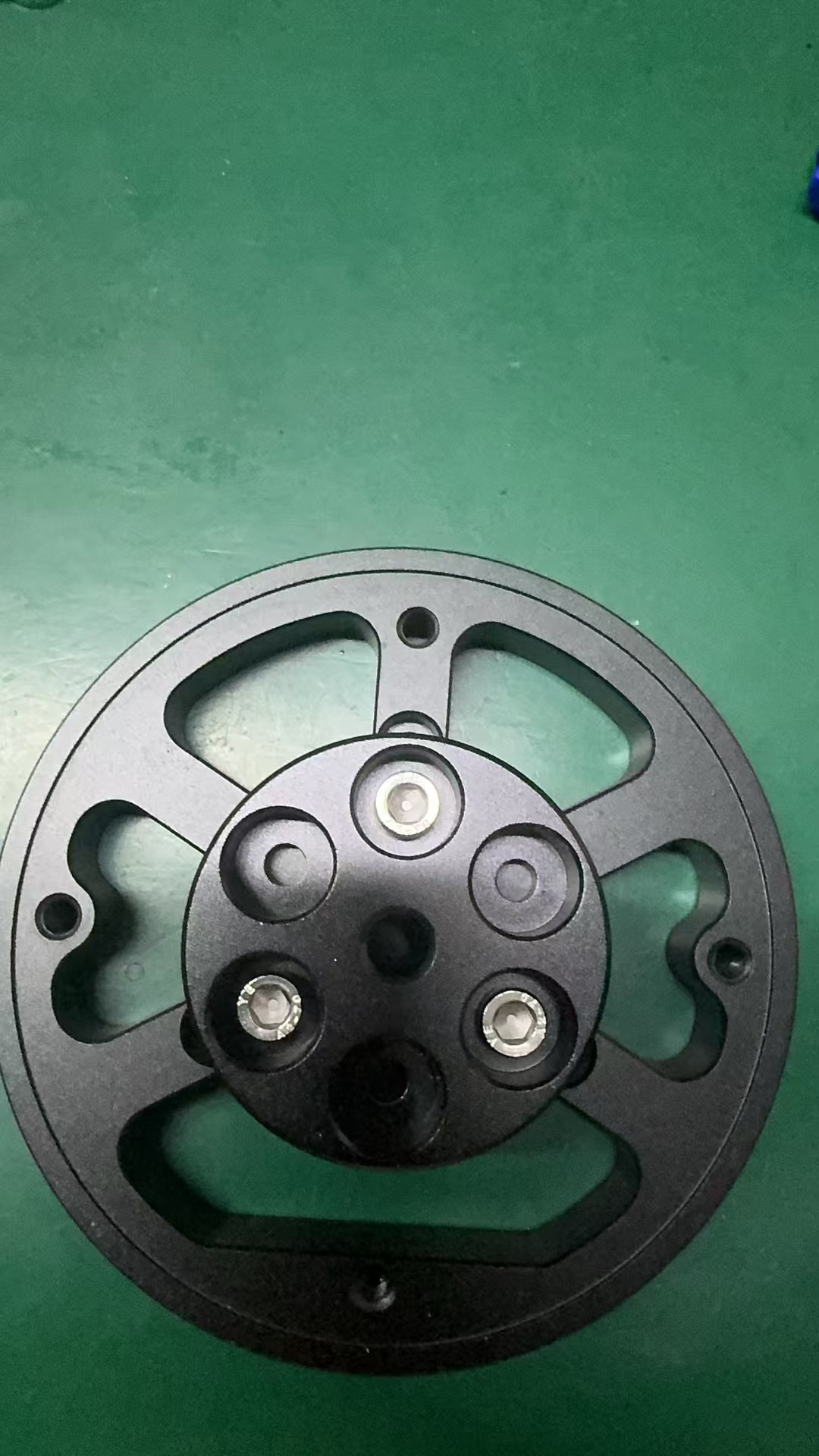 Juwei-17 Equatoriale Mount Adapter Basis Eq3 Eq5 Eq6 3/8 "Statief Aansluiten Accessoires Cem40 Adapter Plaat Roestvrij Staal: Beige