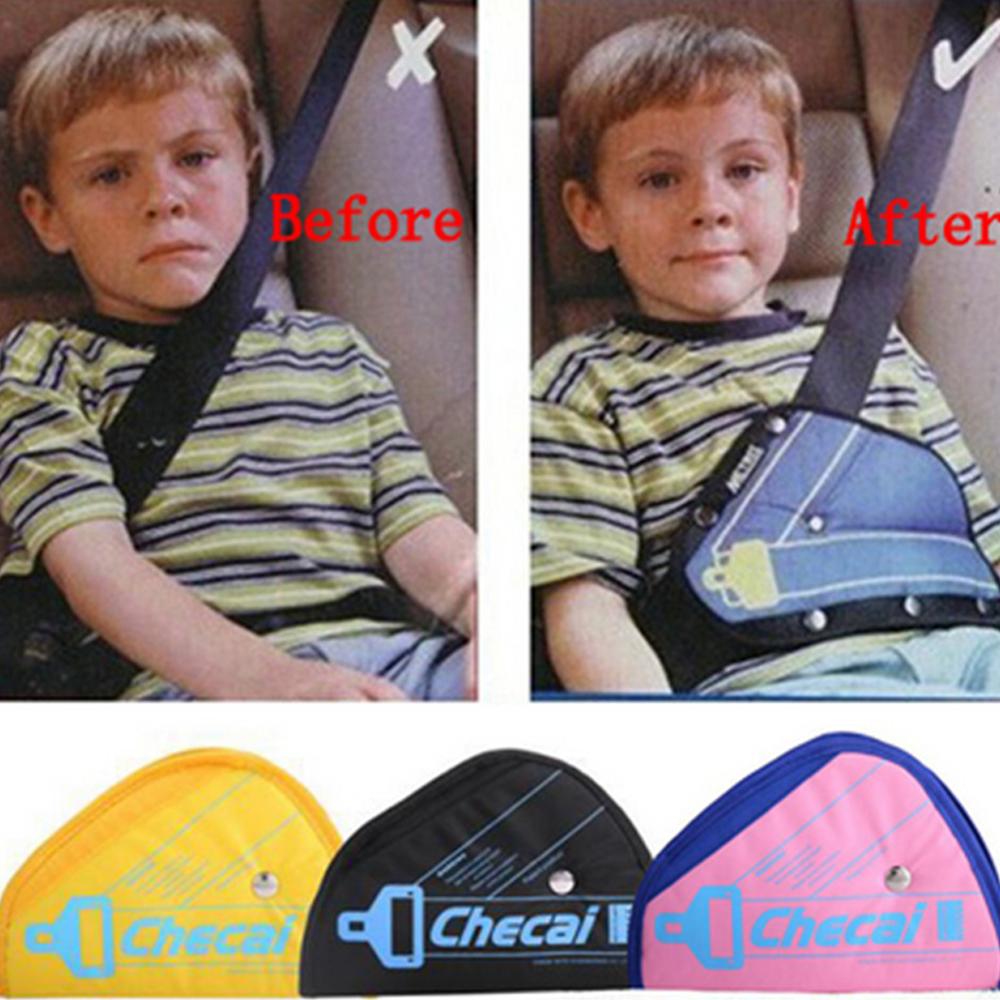 Car Seat Veiligheid Belt Cover Stevige Verstelbare Driehoek Veiligheid Seat Belt Pad Clips Baby Kind Bescherming Auto-Styling Auto goederen