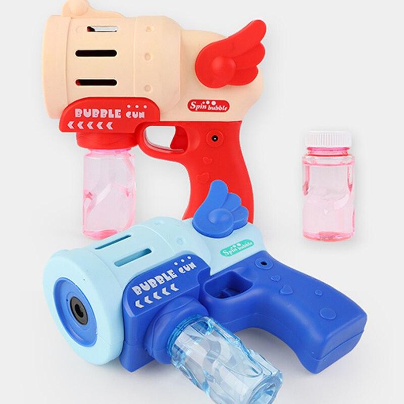 Cute Automatic Bubble Machine Kids Princess Game Toy Outdoor Child Soap Bubble Blower Machine Magic Guns Bride Wedding Bubbles