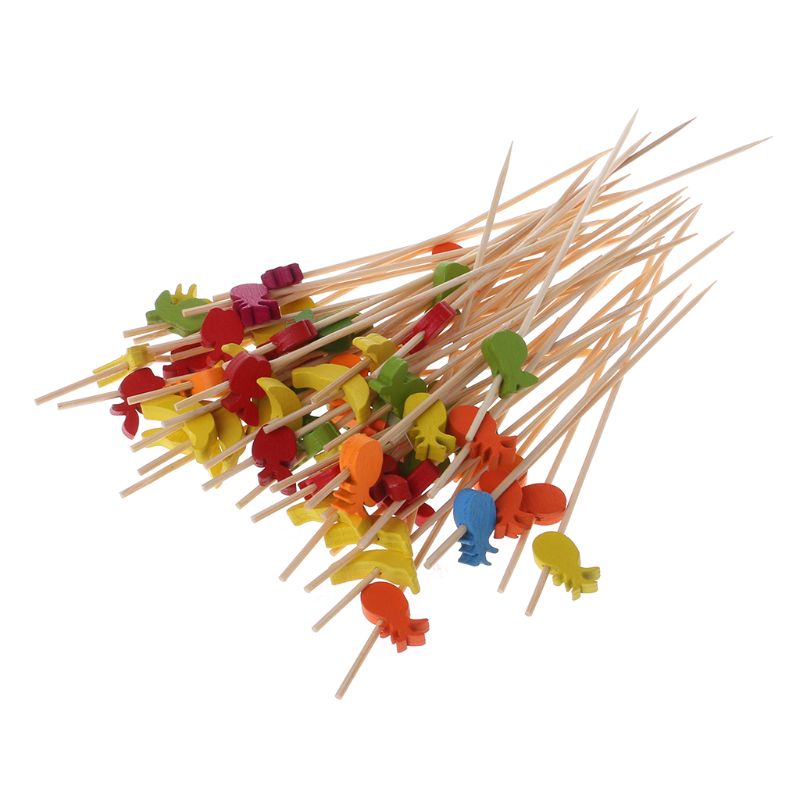 Palillos para cóctel de 100 Uds., palillos para cóctel, palillos para cóctel para accesorios de cocina