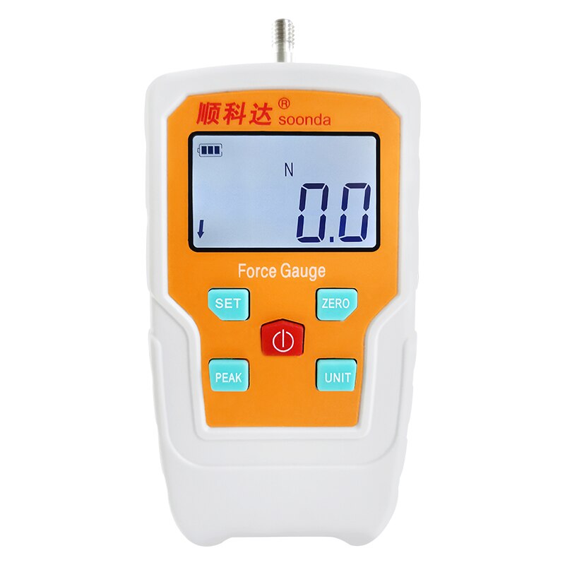 Digital Force Tool 2-500N,Force Gauge,Kg,Ib,Oz,Force Meter Pressure Gauge Spring Dynamometer Pulled Gage Tensile Testing Tester