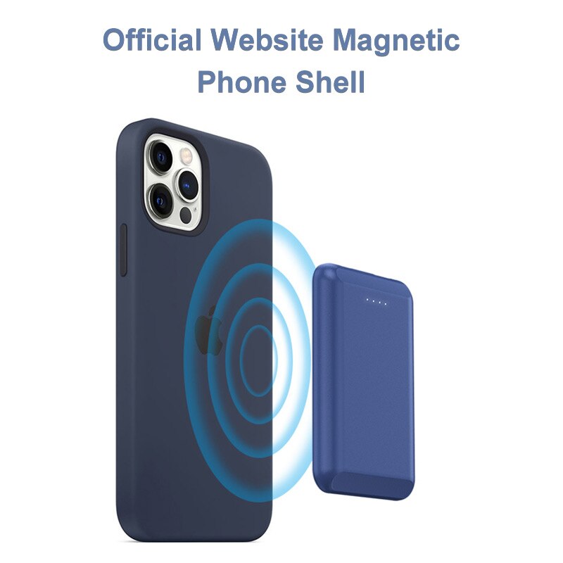 CASEIER Magnetic Wireless Charger 5000mAh Mini Power Bank For iPhone 12 Pro Max Magnetic External Battery Portable Powerbank