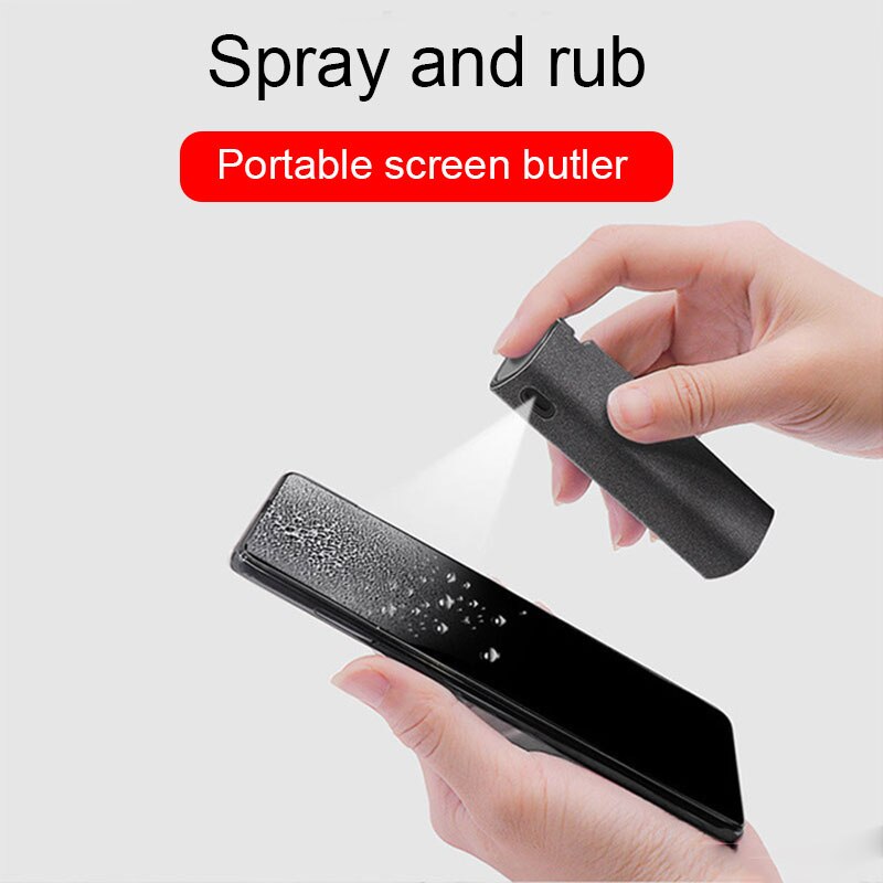 Portable Screen Dust Removal Tool Screen Cleaner Mobile Phone Screen Cleaner Pink/Gray HKS99