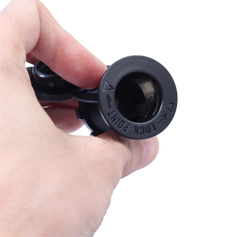 ABS 12V Car Power Outlet Plug Waterproof For Cigarette Lighter Lid Socket Auto Motorcycle Accessories