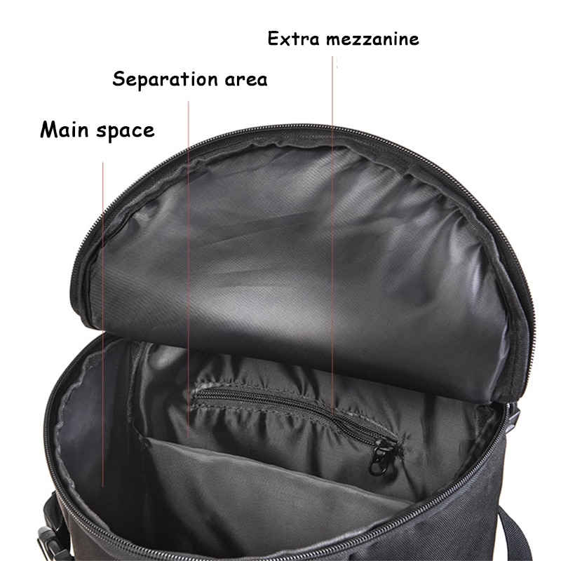 23L bolsas de gran capacidad para aparejos de pesca, estuche para caña de pescar multifuncional al aire libre, herramientas de aparejos de pesca, mochila de almacenamiento