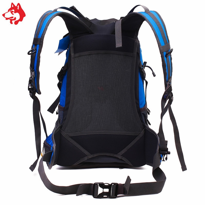 Mochila de aventura para hombre 30L, azul/naranja/verde, mochila para deportes al aire libre de china, mochila para mujer para senderismo y montaña