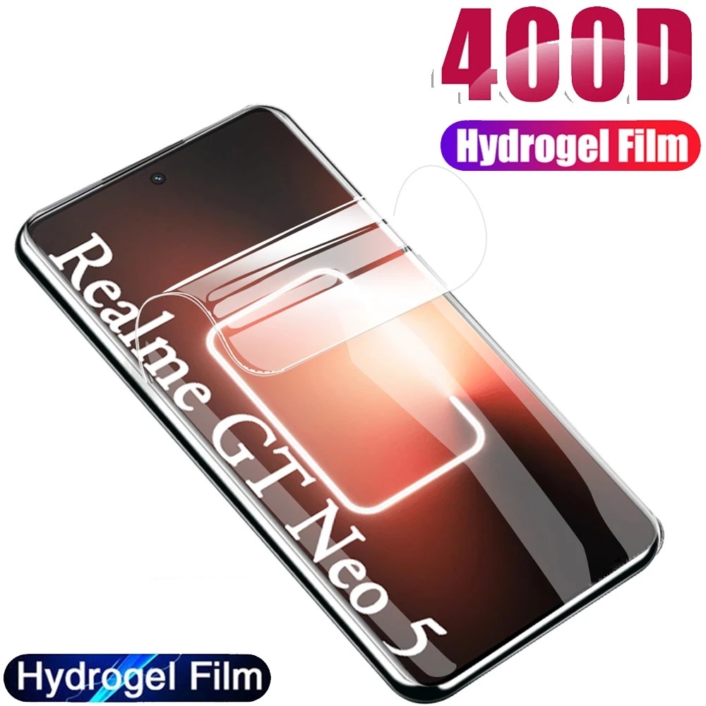 Para Realme GT Neo 5 Se 5 240w 3 2 3t 2t película de hidrogel para Realme GT Neo 5 GT3 GT2 Gt 3 2 Pro Protector de pantalla de película no vidrio
