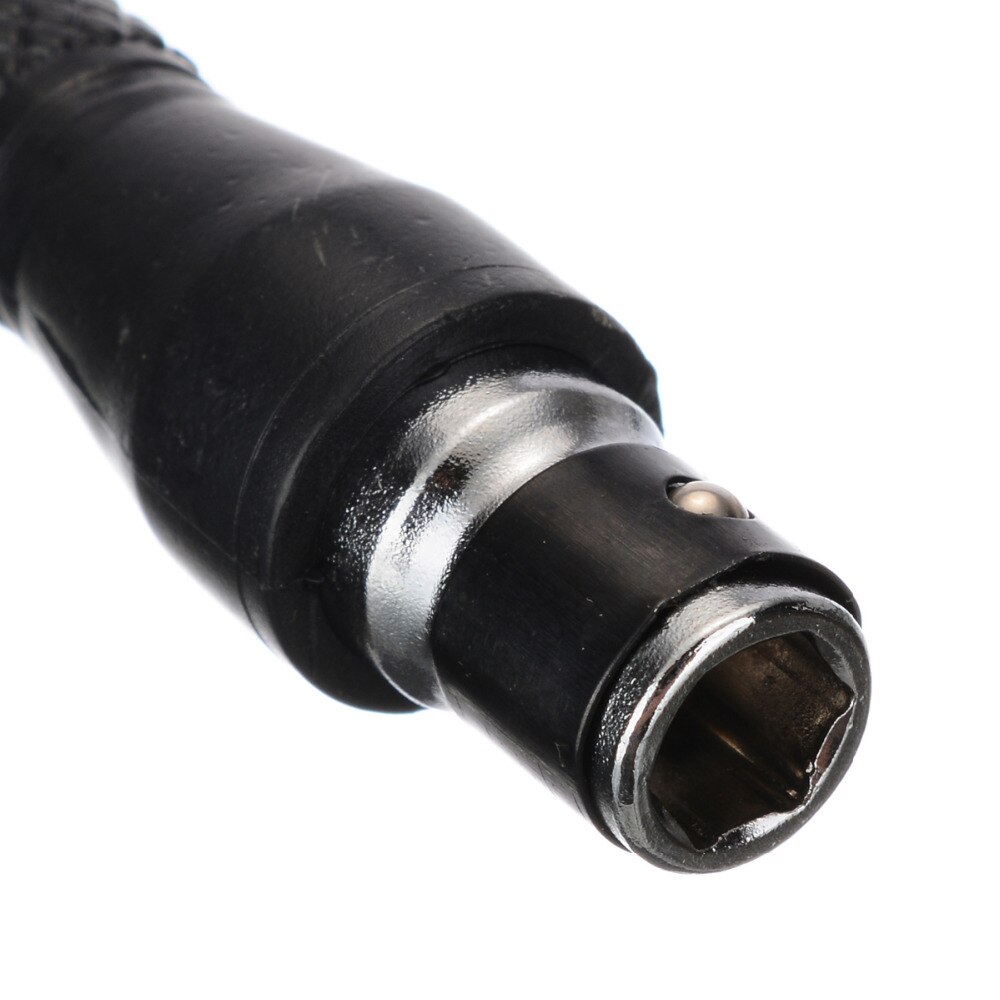 Black 1/4" L-shaped Hex Screwdriver 90 Degree Dual Head Screwdriver Bits Key Utility 6.35mm Wrench Tool For Routine