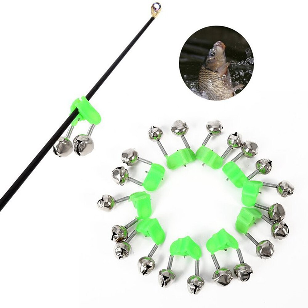 30 stücke Angeln Glocken Angelrute Alarm Dual Alarm Glocken Beißen Alarm Ringe Karpfen Angeln Swinger AlertFind ers Zubehör Für pesca