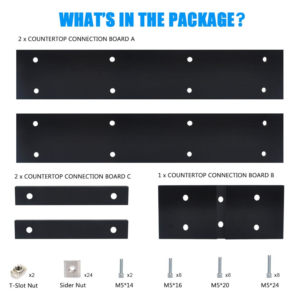 Daedalus CNC 3018 Extension Kit Upgrade Kit 3018 to 3040 Countertop Accessories Compatible with 3018 Pro Max Engraving Machine: Default Title