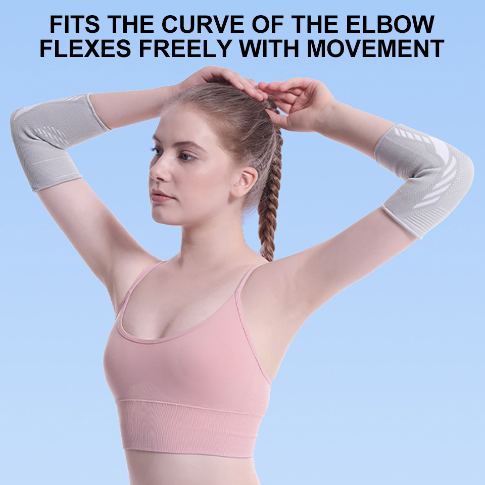 1 stks Elleboog Ondersteuning Elastische Gym Sport Elleboog Beschermende Pad Absorberen Zweet Sport Basketbal Volleybal Tennis Arm Mouw Elleboog Brace