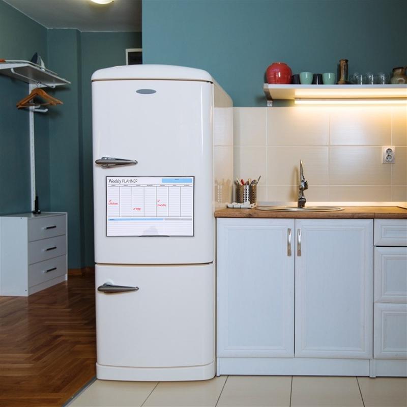 1Pc Schedule Board Practical Erasable Durable Weekly Plan Sticker Message Board for Home