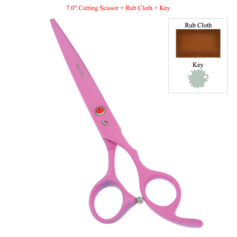 7" Pet Scissors for Dog Grooming Straight Curved Shears Animal 40% Cut Off Thinning Trimmers Dog Accessories B0036A: B0036A-01-70