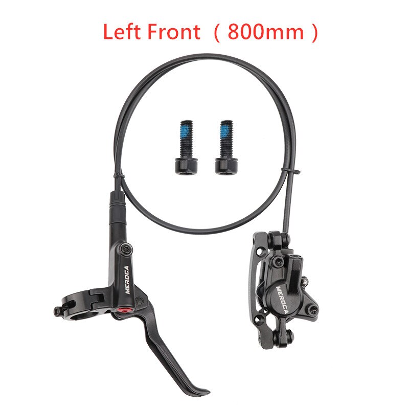 Meroca  m800 mtb cykelbroms hydraulisk skivbroms 800/1400mm mountainbikebromsdelar pk  mt200 - säljer tillbehör: Vänster fram