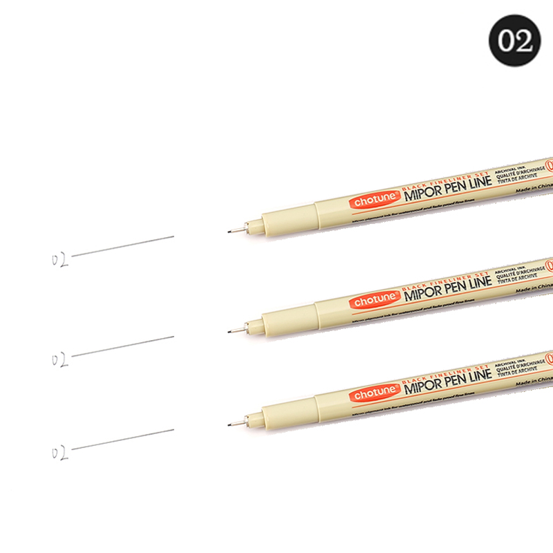 Pigment Liner Pigma Pen Manga Markers Needle Pen Hook Line Pen Sketch Sakura Pens Stationery Set Art Supplies School Supplies: light green