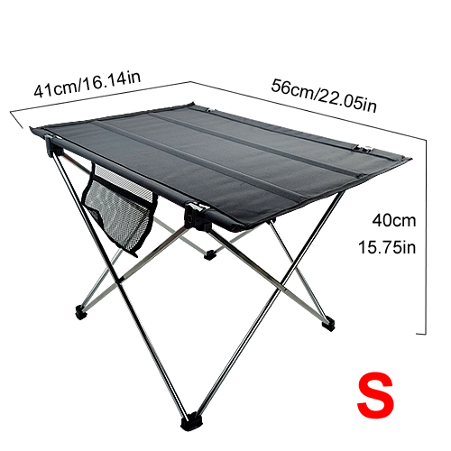 Faltbare Falten Camping Wandern Schreibtisch Reisen Picknick Tisch Kleine Terrasse Schreibtisch Aluminium Legierung Tragbare Tisch Ich bin Freien: 04