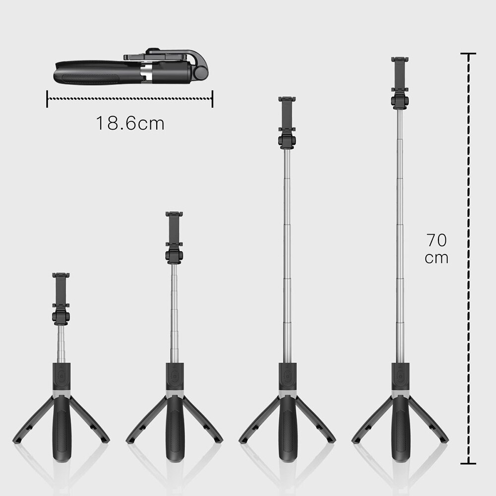 Selfie Stick Tripod For Phone Huawei Honor Xiaomi Mi 11 Pro Redmi iPhone 12 Mini Samsung Smartphone Mobile Holder Monopod Stand