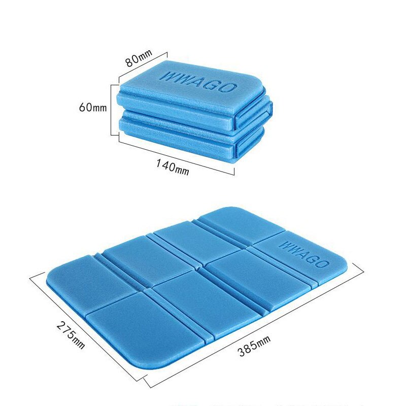 XPE 8 Folder Camping Mat Folding Portable Small Cushion Seat Pad Moisture-Proof Waterproof Prevent Dirty Picnic Mat Beach Pad