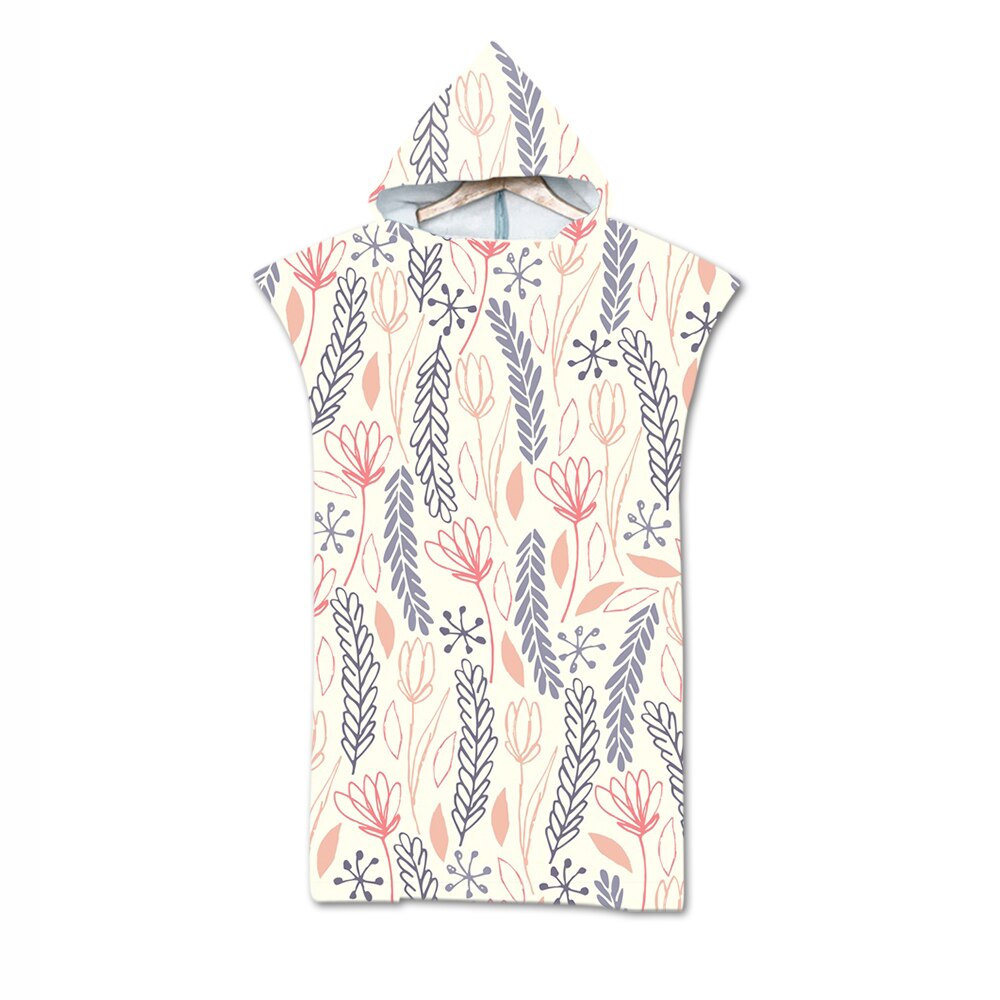 Nowy ręcznik z delfinami dla dorosłych szlafrok z mikrofibry szlafrok ręcznik kąpielowy z kapturem pływanie surfing kostiumy kąpielowe: 3