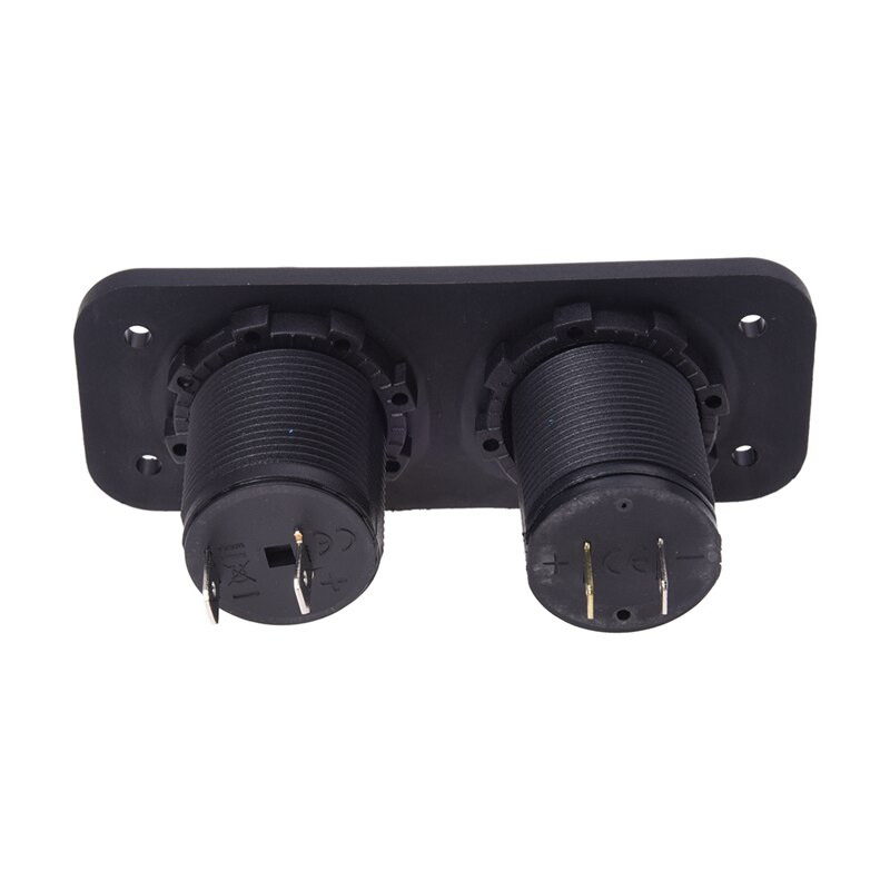 Car Cigarette Lighter Socket Adapter Charger 2 USB Ports 12V For Car Auto Moto