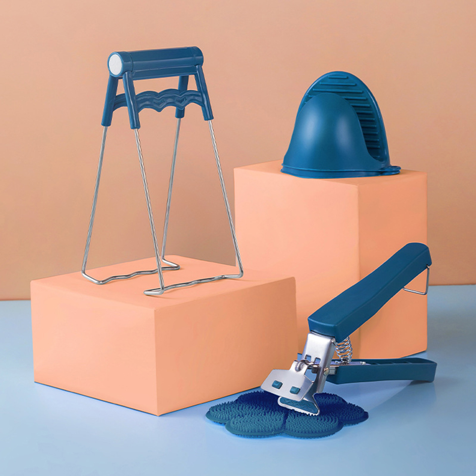 Anti-scalding Bowl Holder Dish Clamp Pot Pan Gripper Clip Dish Plate Bowl Clip Retriever Tongs Kitchen Tool