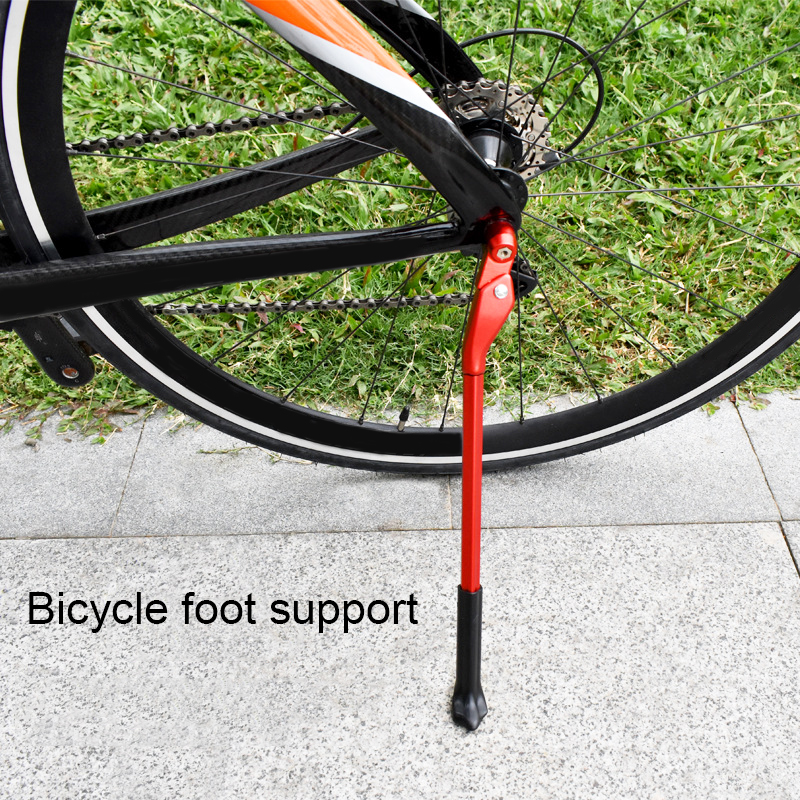 Adjustable Road Bicycle Aluminum Alloy Kickstand Parking Rack Bike Support Side Kick Stand Universal Easy Fitting Cycling Parts