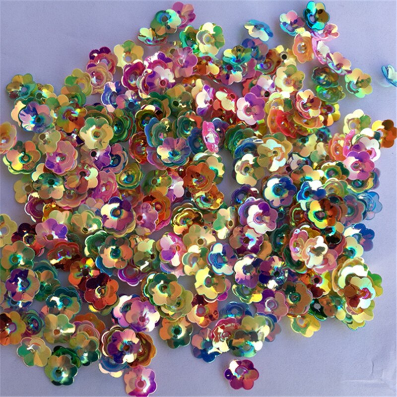 4 MM 6 MM 8 MM 10 MM 3D Pailletten Bloem paillette Voor kledingstuk Accessoire DIY Art Decoratie sieraden Maken