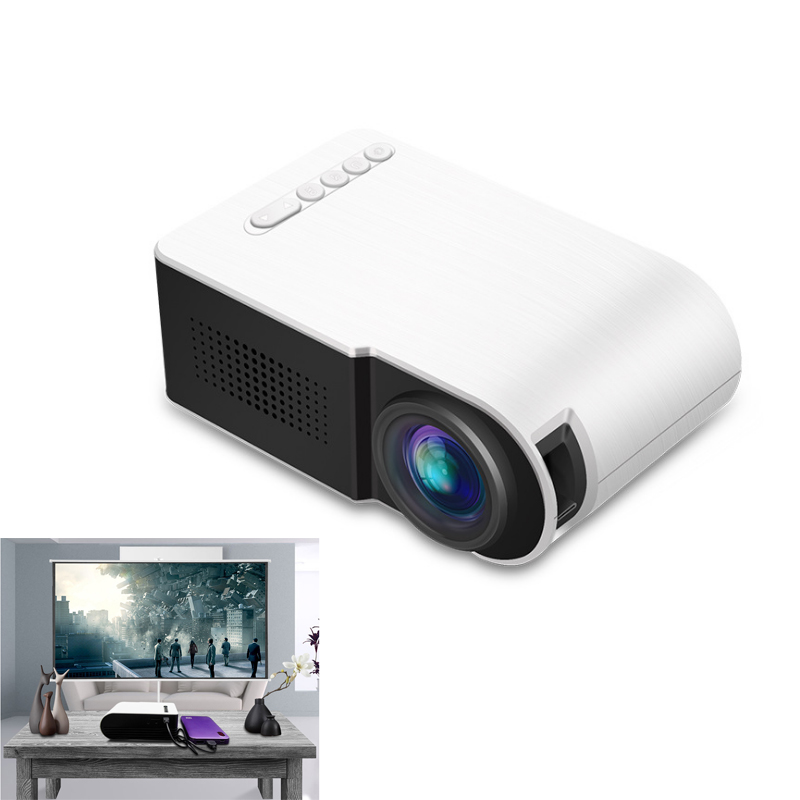 Mini Haushalt Projektor HD 1080P Tragbare Home Theater Projektor OC