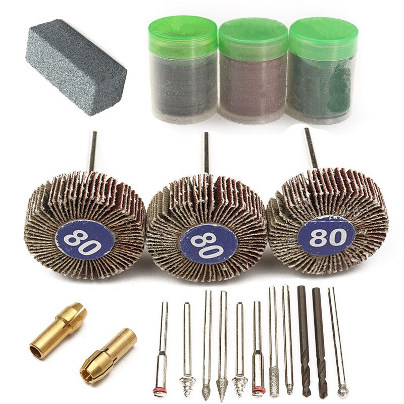 1Set 350pc Electric Grinder Rotary Tool Accessory Bit Set for Grinding Sanding Polishing Disc Wheel Tip Cutter Drill Disc