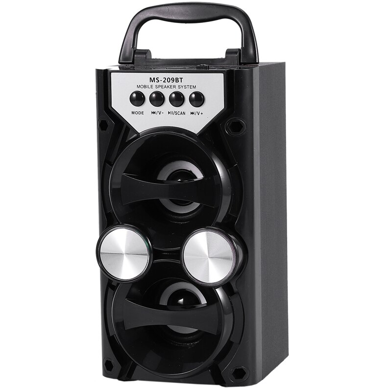 Drahtlose Tragbare Ms-209Bt Bluetooth Lautsprecher FM Radio Outdoor Lautsprecher o High Power Musik Lautsprecher