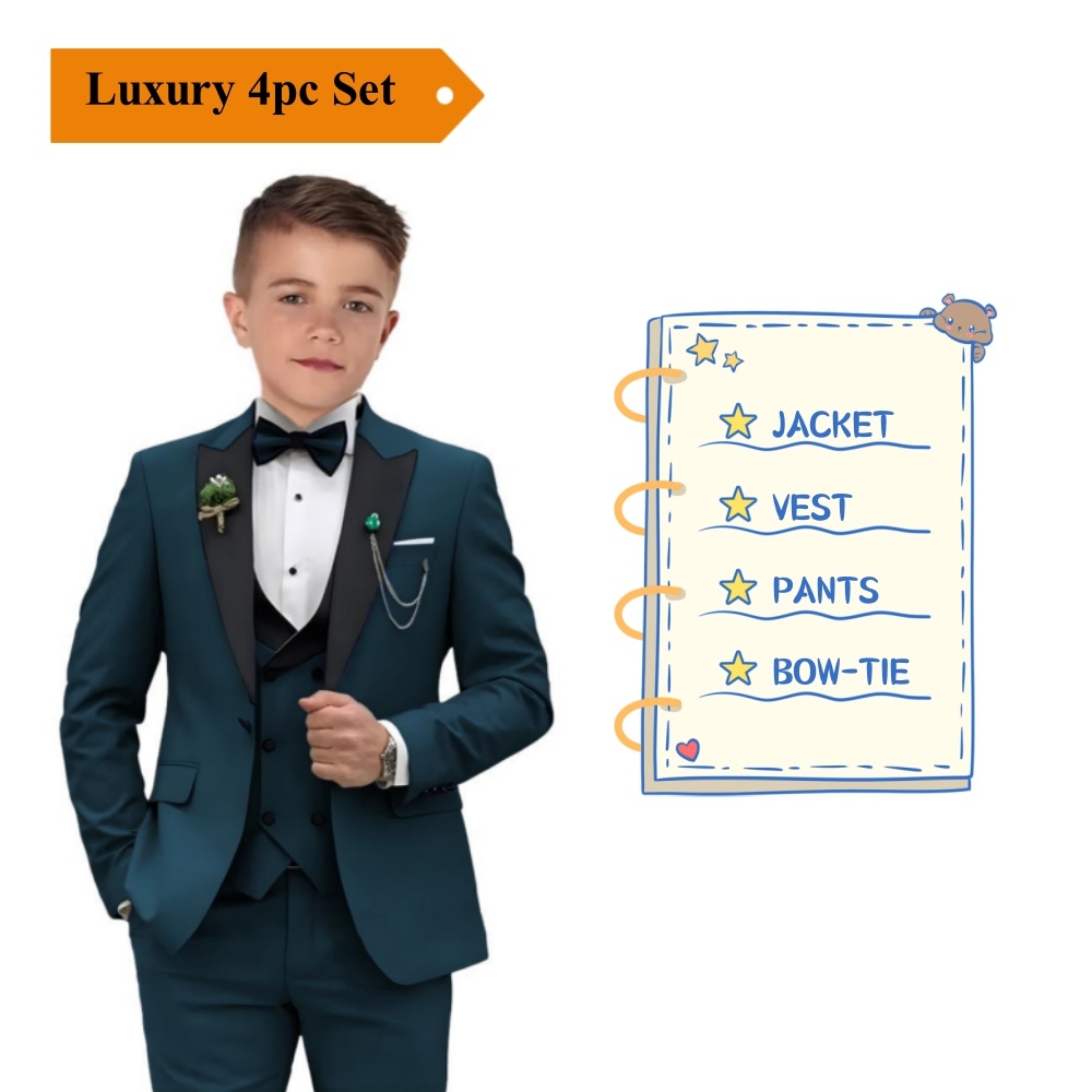 Ensemble de smoking bordeaux pour garçon, tenue pour mariage, blazer et pantalon en glaçage, tenue pour shooting photo pour enfants, ensemble de 3 pièces