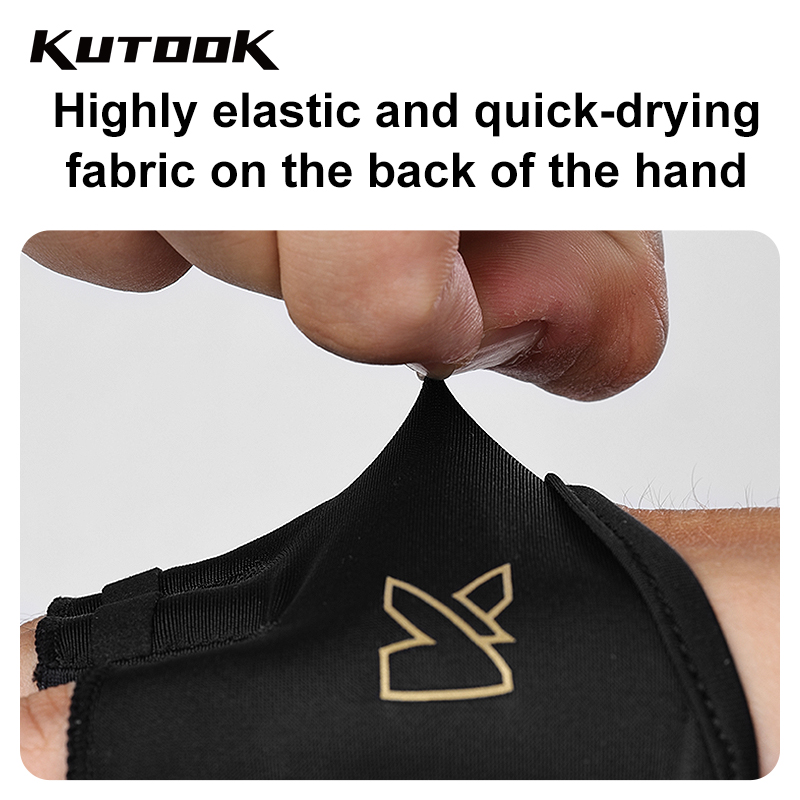 KUTOOK Fitnessstudio Fitness Halbfinger-Handschuhe für Herren und Damen, für Crossfit, Trainingshandschuh, Energie-Gewichtheben, Bodybuilding, Handschutz