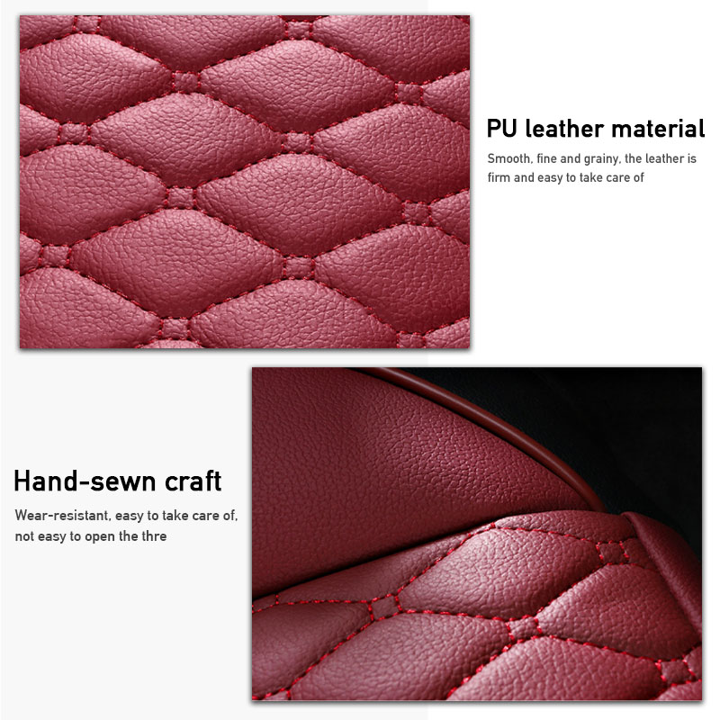 SEAMETAL Brand Car Seat Cover Front/Rear Universal Fit Most 5-Seat Vehicle Automotive Soft Car Seat Protector