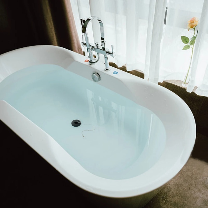 2 st Gootsteen Plug Universele Rubberen Afvoer Stopper Met Ronde Kralen Ketting Bad Gootsteen Afvoer Stopper Plug Voor Keuken en Badkamer Fit