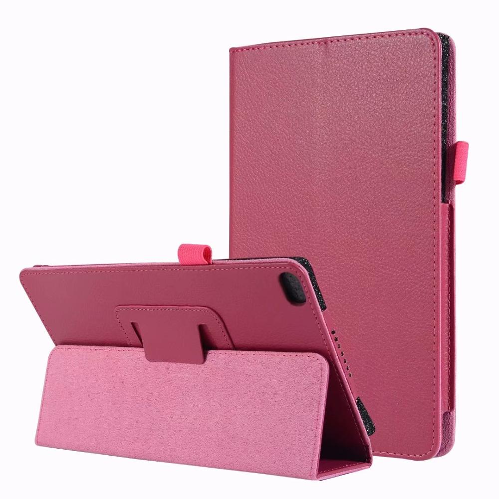 Tablet Case For Lenovo Tab E8 TB-8304F 8inch Tablet PU Leather Protective Stand Magnetic Funda Cover For Lenovo Tab E8: rosered
