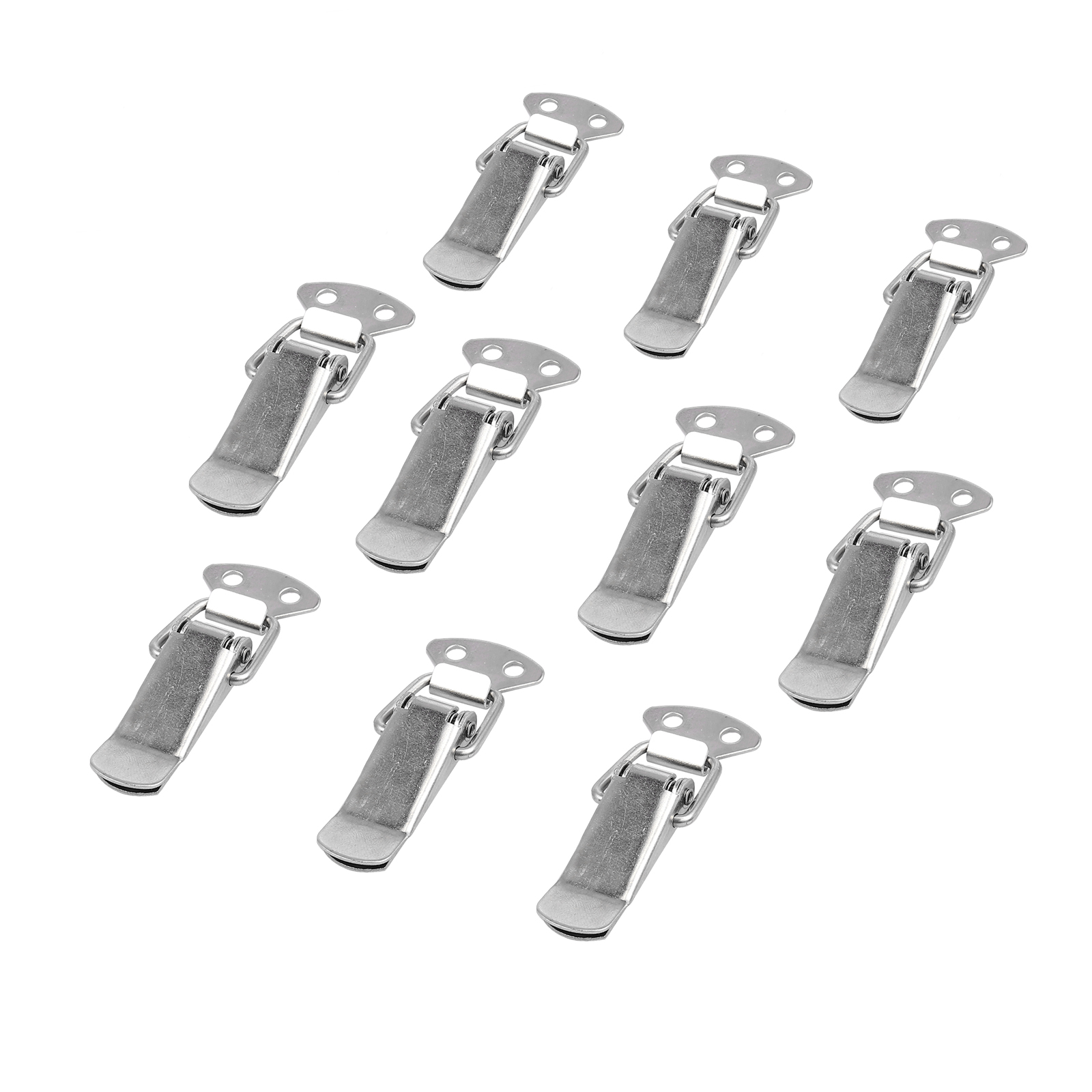 10Pcs Cabinet Box Locks Spring Loaded Latch Catch Toggle Locks Tension Lock Claps For Sliding Door Window Furniture Hardware