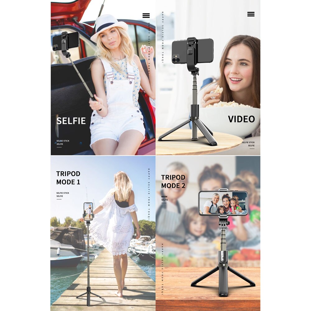 Selfie Stok Statief Bluetooth 3 In 1 Selfie Stok Statief Voor Smartphone Telefoon Xiaom Huawe Telescopische Gopro Selfie Stok Statief