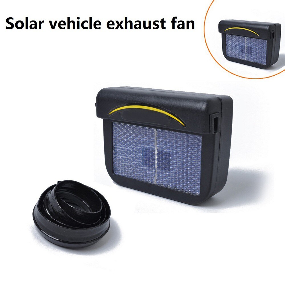 Auto Zonne-energie Ventilator Mini Luchtuitlaat Auto Venster Automatische Koeling Apparaat Auto Universele Solar Power Cooler Fan