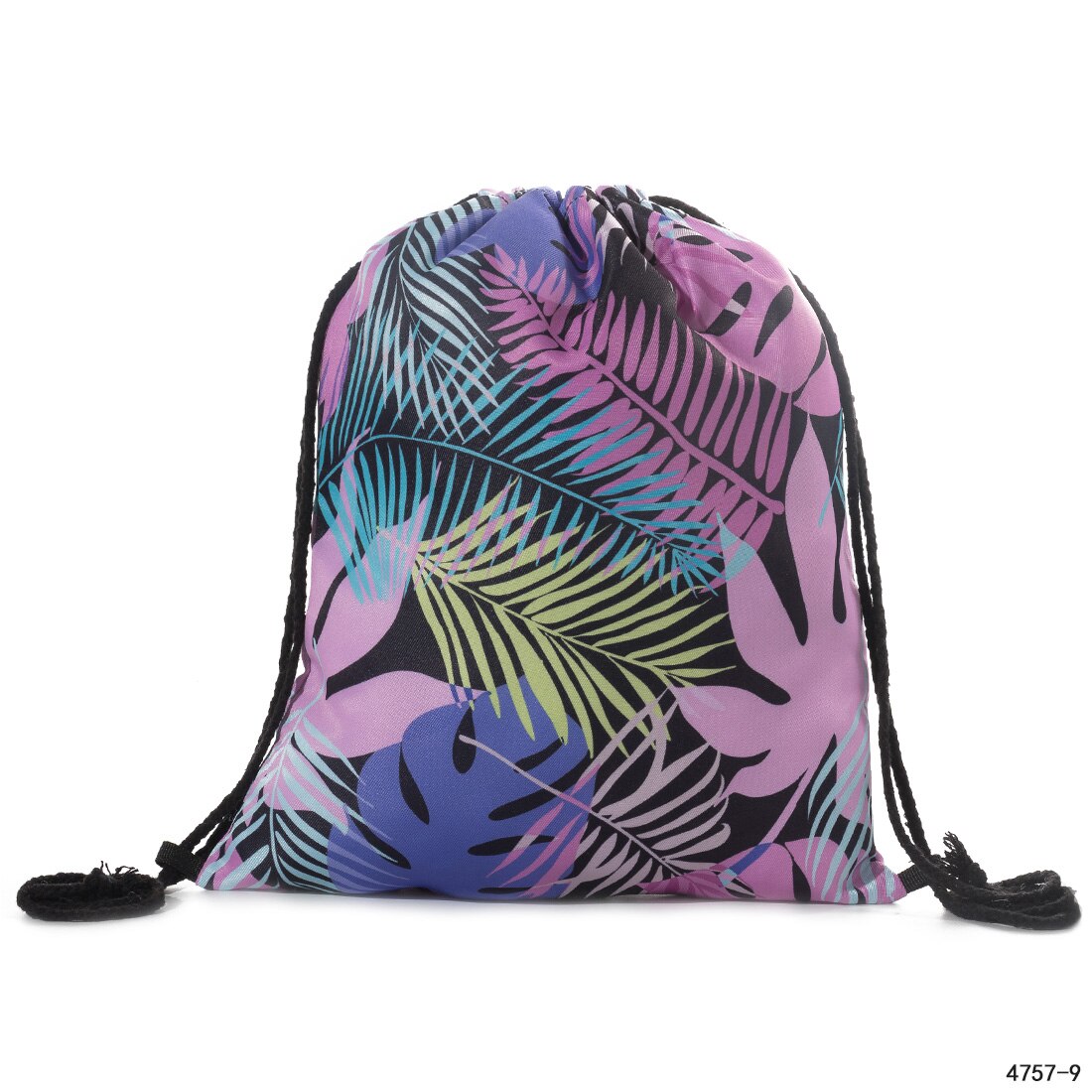 Drawstring Backpack Girl Drawstring Rucksack Small School Bag Travel Drawstring Bag Printing Drawstring Backpack