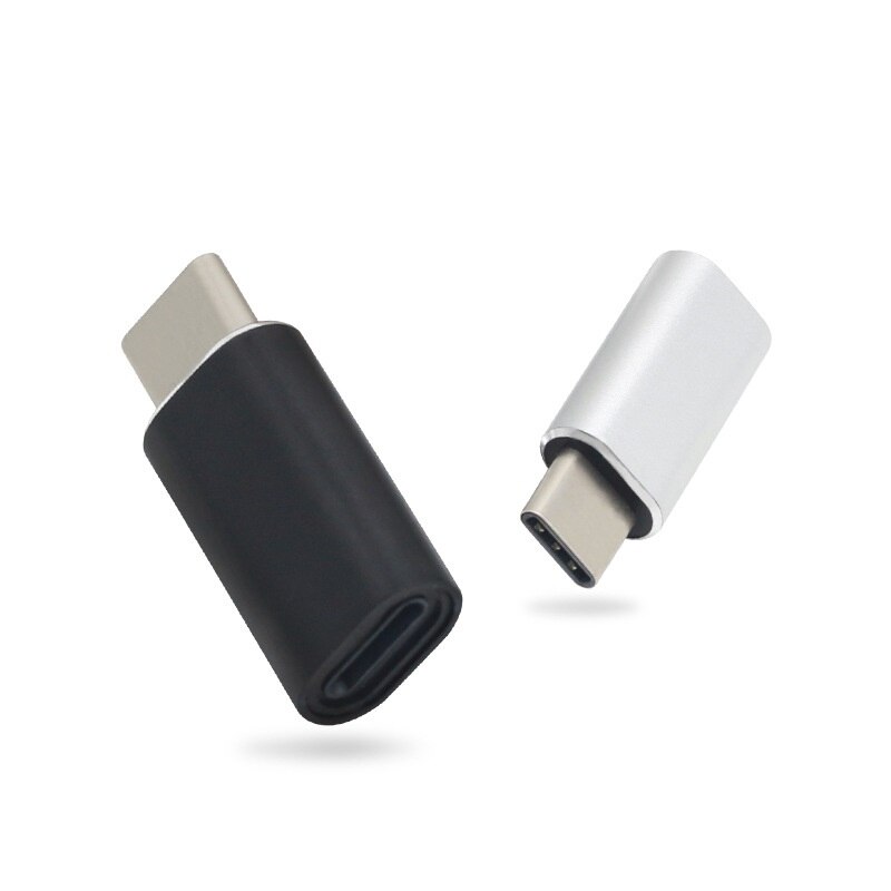 Typ c Adapter 8 Pin Weibliche zu Typ-c Männlichen Adapter USB C Kabel Konverter Lade Anschluss für Xiaomi mi6 mi5 Huawei P9