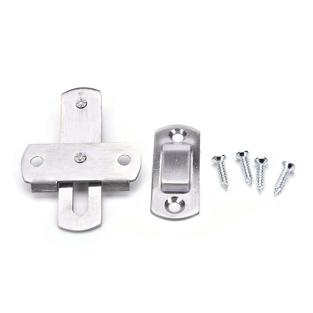 1 Set Bolt Latch Slide Lock Hardware + 4pcs Screw For Home Safety Stainless Steel practical Gate Door good