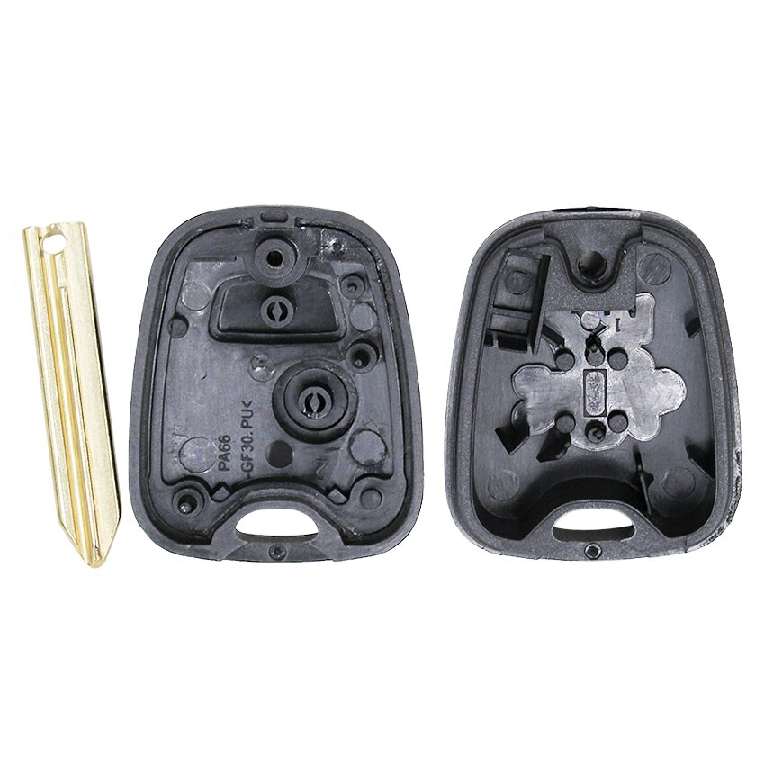 Funda para llave remota de 2 botones, carcasa para llave de coche inteligente, para Citroen Saxo Xsara Picasso Berlingo SX9, hoja sin cortar