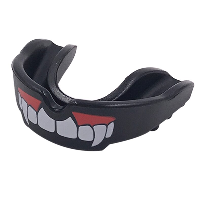 Mouth Guard Tooth Printed Food Grade EVA Oral Teeth Safety Protector Outdoor Boxing Football Training Accessories