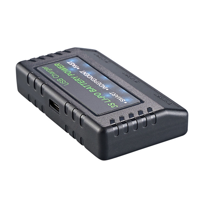 Cargador de batería li-po de 11,1 V, Cable USB, caja de cargador equilibrada para baterías 3S, paquete de batería de polímero de litio